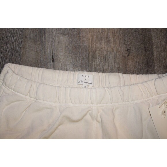 Mate The Label LISA SAYS GAH Strawberry Organic Cotton Fleece Joggers Bone NEW - Picture 9 of 9